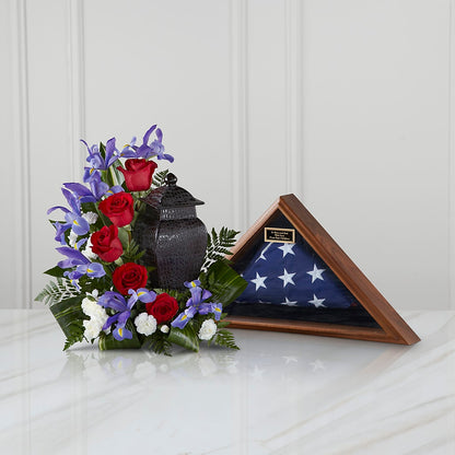 Patriotic Tribute Arrangement – ENCHANTED FLORIST & GREENHOUSE LTD, Maspeth NY