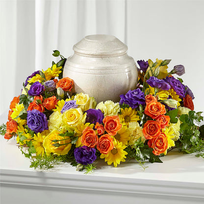 Blossoms of Remembrance Cremation Adornment – ENCHANTED FLORIST & GREENHOUSE LTD, Maspeth NY