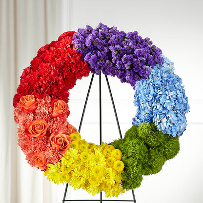 Circle of Love Wreath – ENCHANTED FLORIST & GREENHOUSE LTD, Maspeth NY