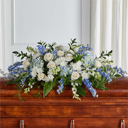 Timeless Essence Casket Spray – ENCHANTED FLORIST & GREENHOUSE LTD, Maspeth NY
