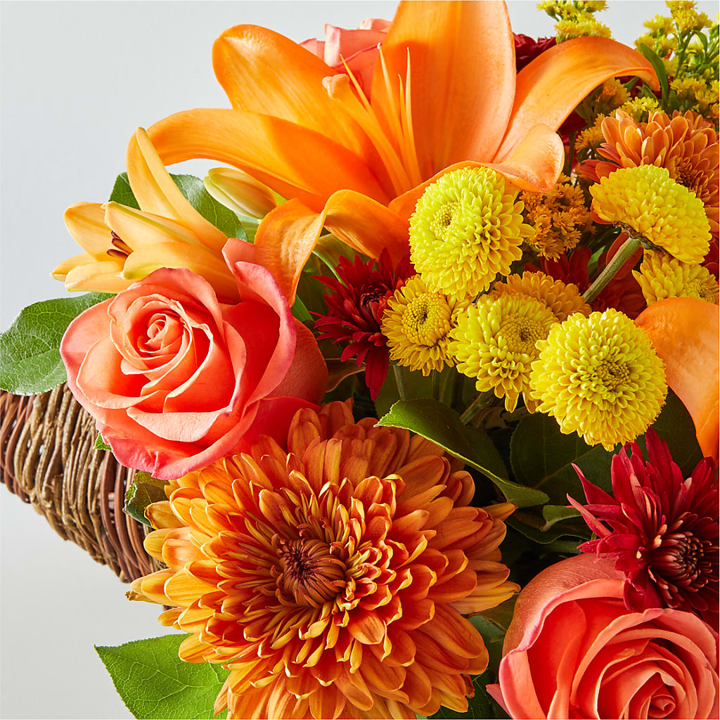 Bouquet of Blessings Cornucopia – ENCHANTED FLORIST & GREENHOUSE LTD, Maspeth NY