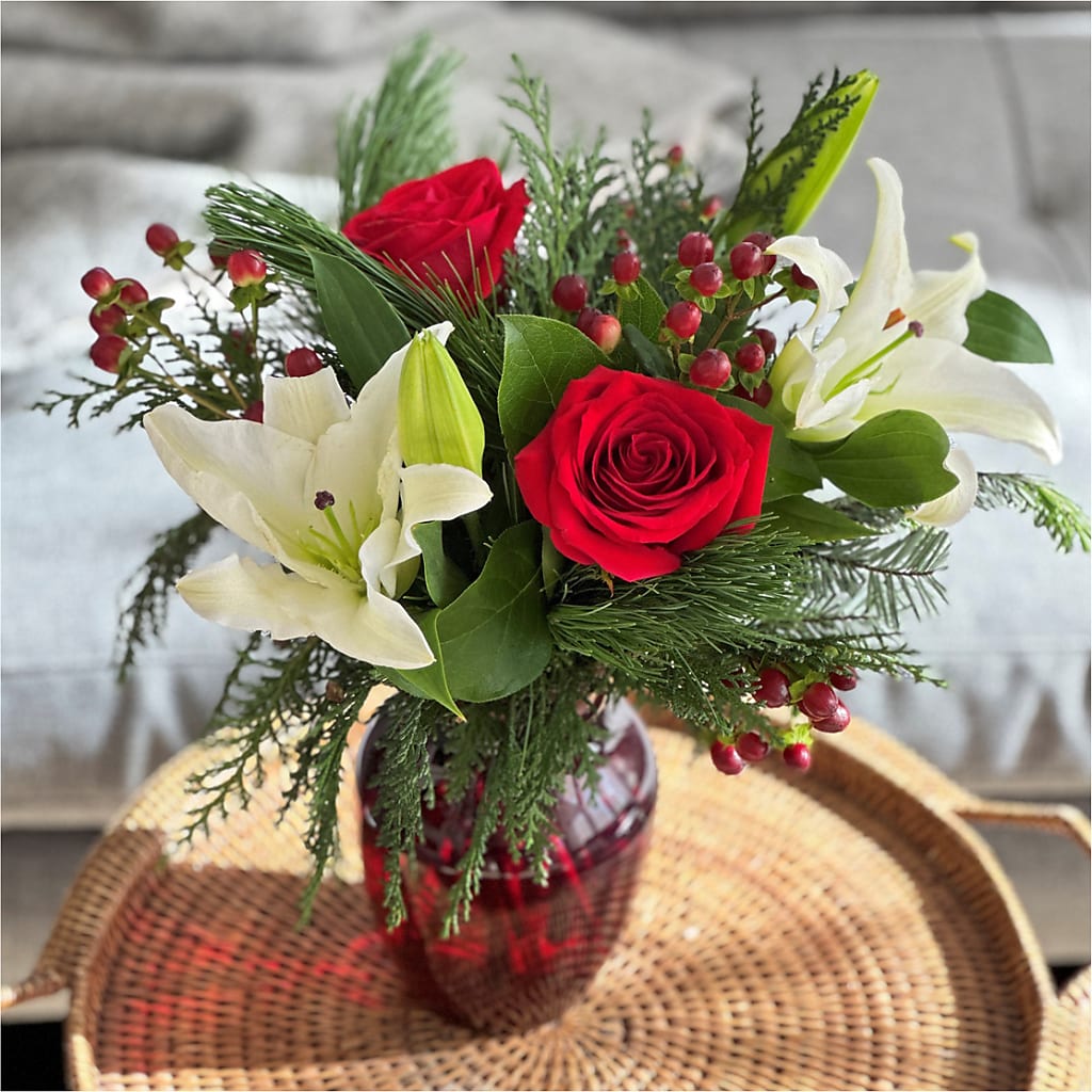Evergreen Delight Bouquet – ENCHANTED FLORIST & GREENHOUSE LTD, Maspeth NY