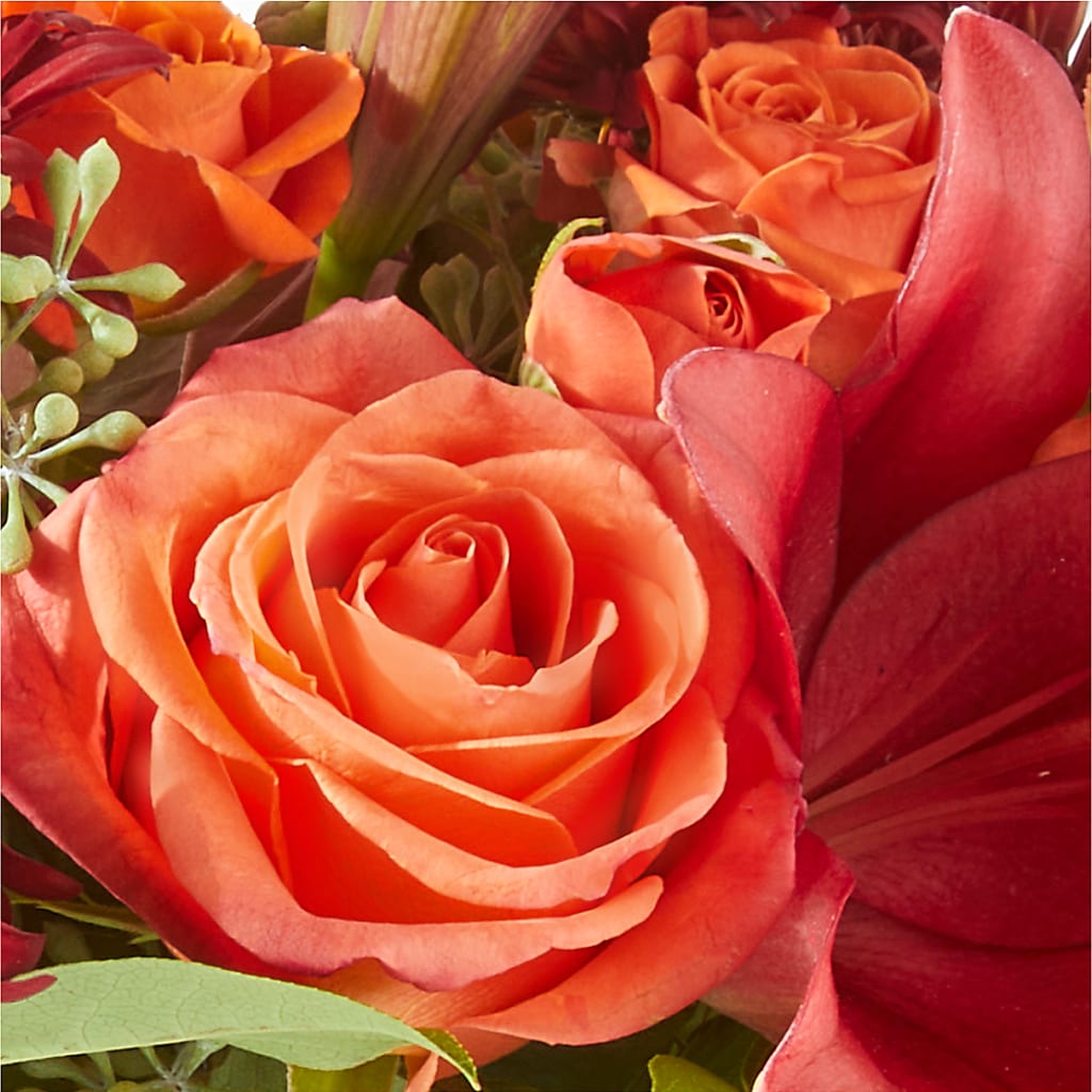 Crimson Leaves Bouquet – ENCHANTED FLORIST & GREENHOUSE LTD, Maspeth NY