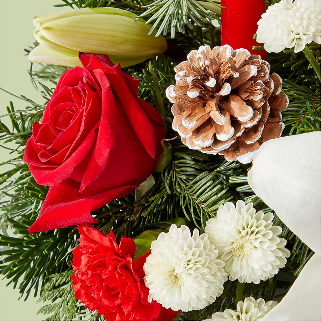 Seasonal Festivities Centerpiece – ENCHANTED FLORIST & GREENHOUSE LTD, Maspeth NY