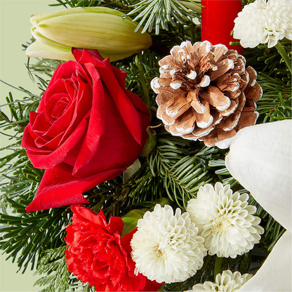 Seasonal Festivities Centerpiece – ENCHANTED FLORIST & GREENHOUSE LTD, Maspeth NY