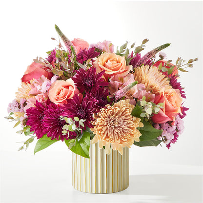 Berry Cobbler Bouquet with Ivory Vase – ENCHANTED FLORIST & GREENHOUSE LTD, Maspeth NY