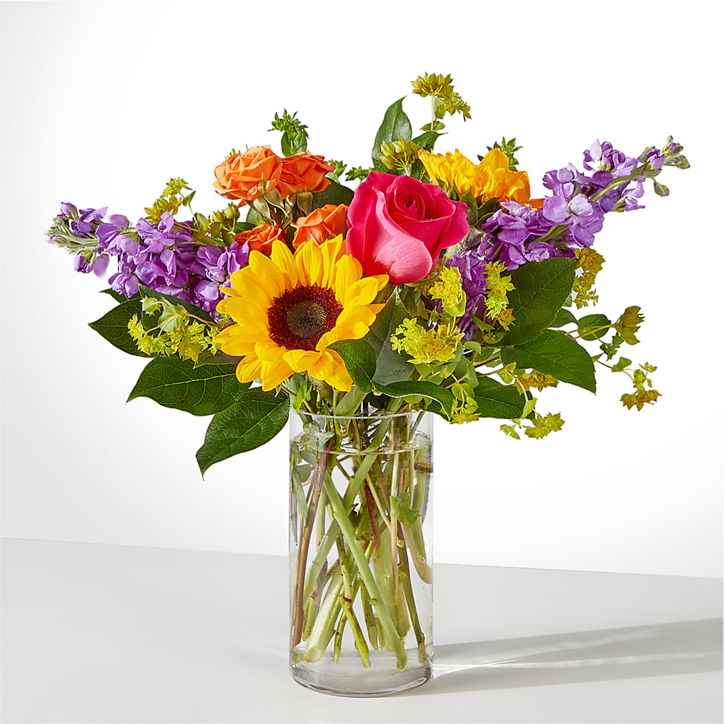 Vibrant Greetings Bouquet – ENCHANTED FLORIST & GREENHOUSE LTD, Maspeth NY