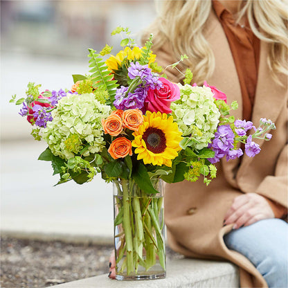 Vibrant Greetings Bouquet – ENCHANTED FLORIST & GREENHOUSE LTD, Maspeth NY