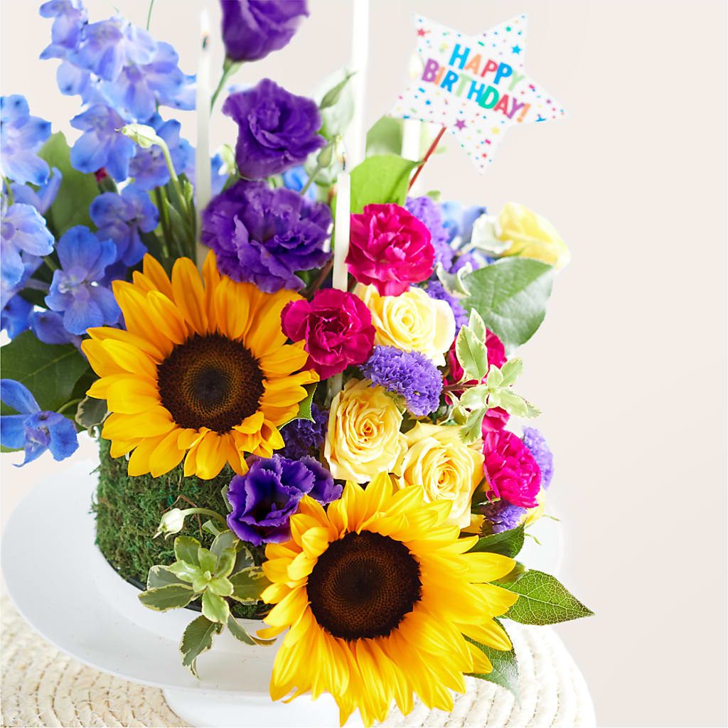 Star of the Day Floral Cake – ENCHANTED FLORIST & GREENHOUSE LTD, Maspeth NY