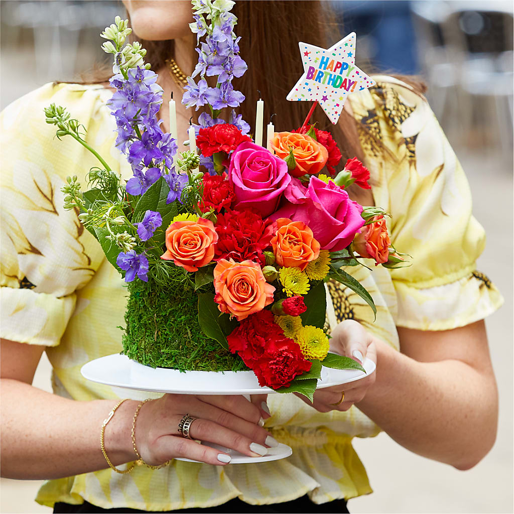Best Year Yet Floral Cake – ENCHANTED FLORIST & GREENHOUSE LTD, Maspeth NY