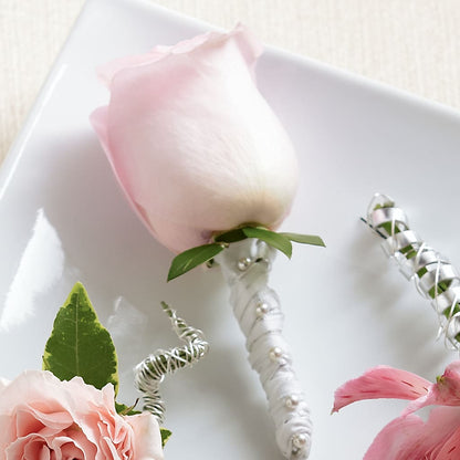 Pink Rose Boutonniere – ENCHANTED FLORIST & GREENHOUSE LTD, Maspeth NY