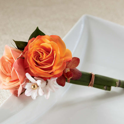 Sunset Dream Boutonniere – ENCHANTED FLORIST & GREENHOUSE LTD, Maspeth NY