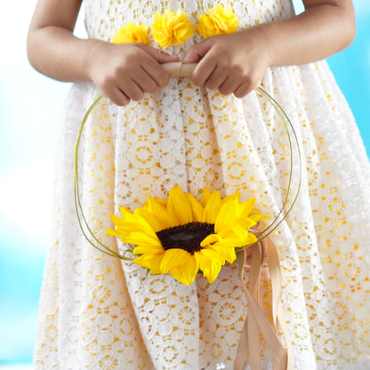 Sweet Sunshine Flower Girl Bouquet – ENCHANTED FLORIST & GREENHOUSE LTD, Maspeth NY