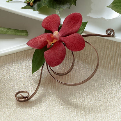 Red Mokara Boutonniere – ENCHANTED FLORIST & GREENHOUSE LTD, Maspeth NY